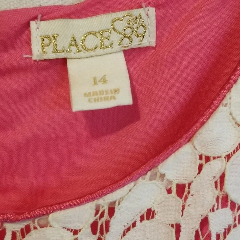Children's‎ place TCP lace twirlly girls dress size 14 large - Picture 5 of 6